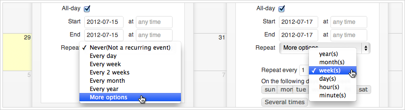 Calendarize it - Recurring Events