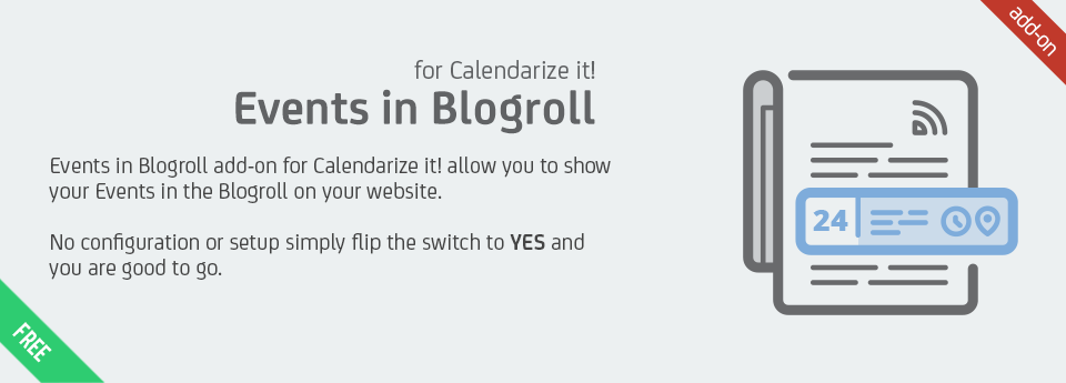 Events in Blogroll for Calendarize it!