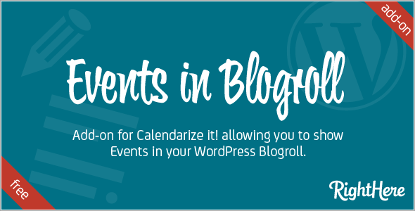 Events in Blogroll add-on for Calendarize it!