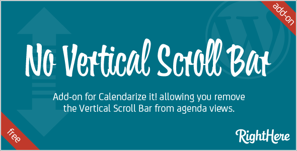 No Vertical Scroll Bar add-on for Calendarize it!