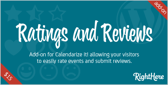 Rating and Reviews add-on for Calendarize it!