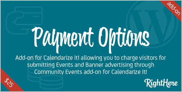 Premium Add-on Payment Options for Calendarize it!