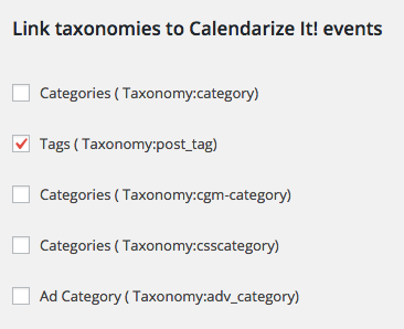 Capabilities and Taxonomies add-on for Calendarize it!