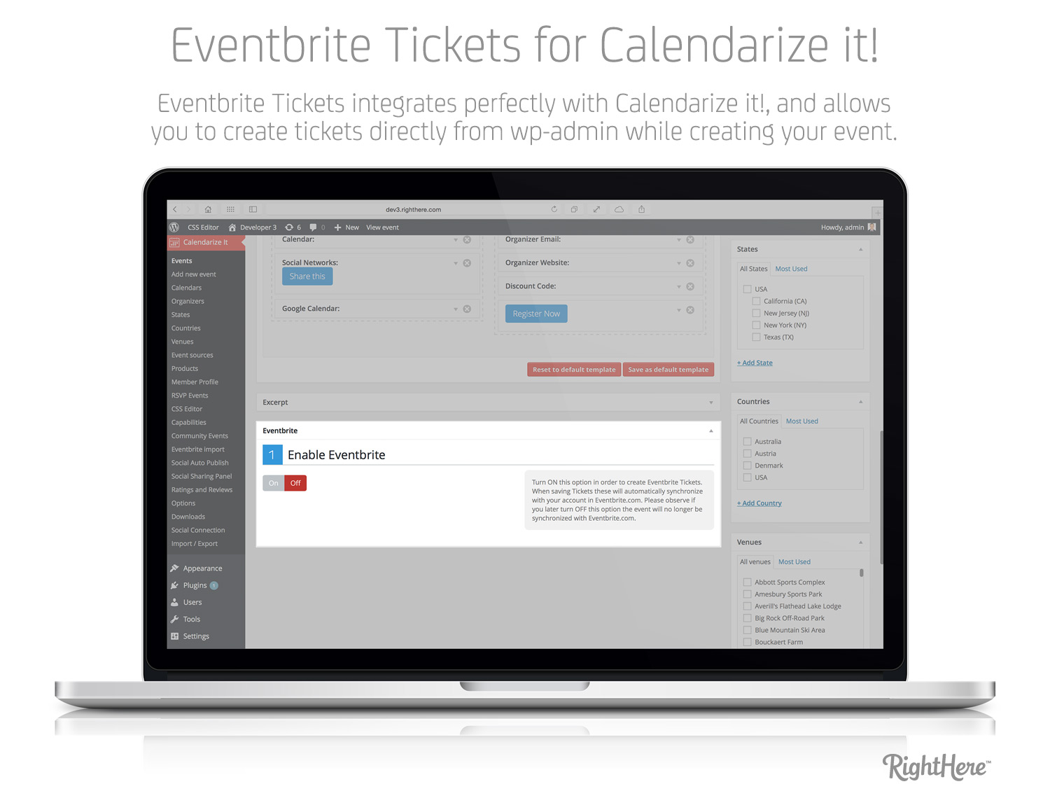 Eventbrite Tickets for Calendarize it! Calendarize it!